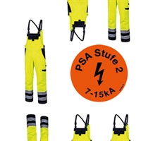 Hi-Vis salopette di protezione 7kA (Cl. 2)