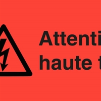 "Attention haute tension"